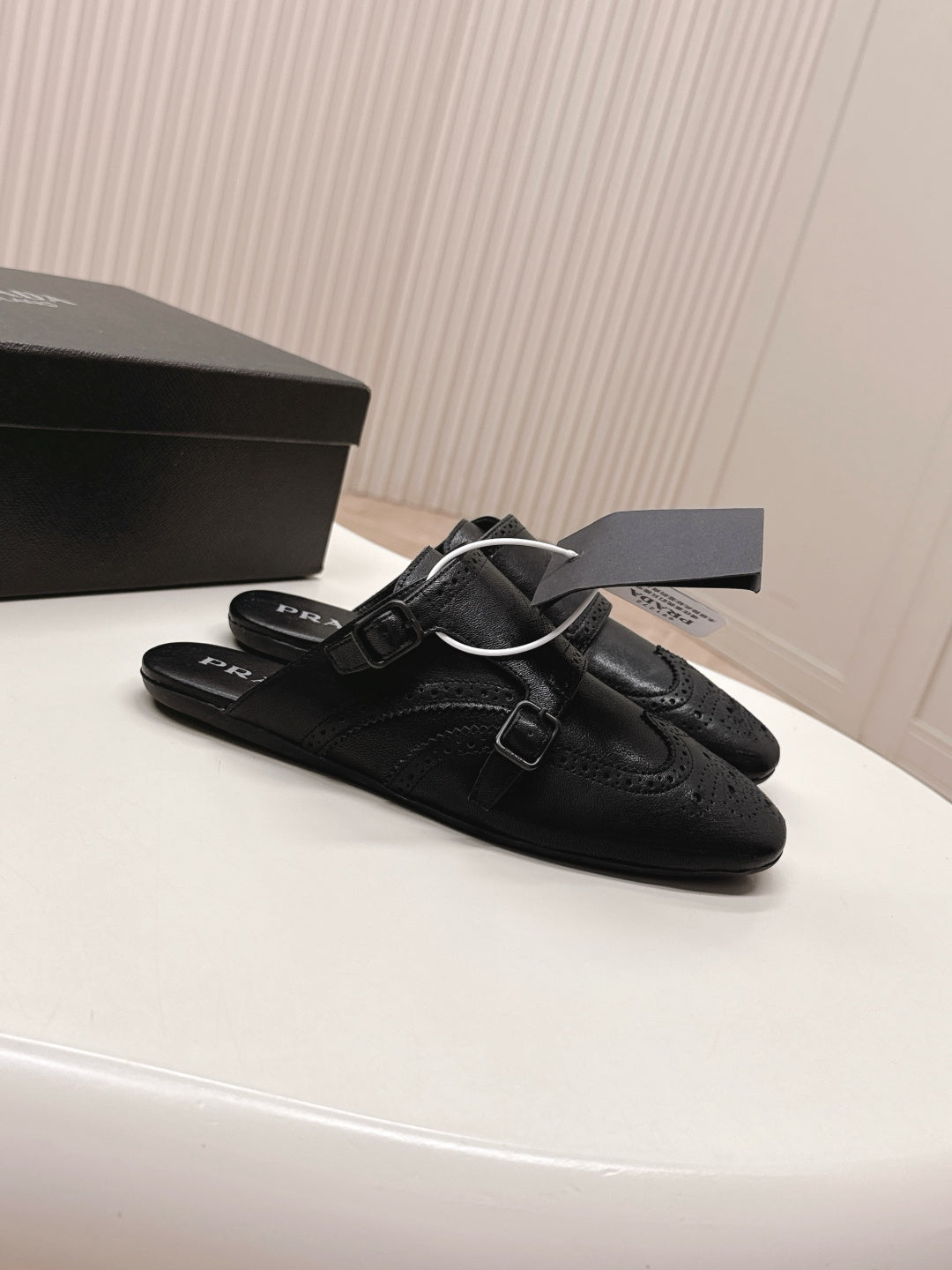 PRA 26S Mule Black Sheepskin 600582