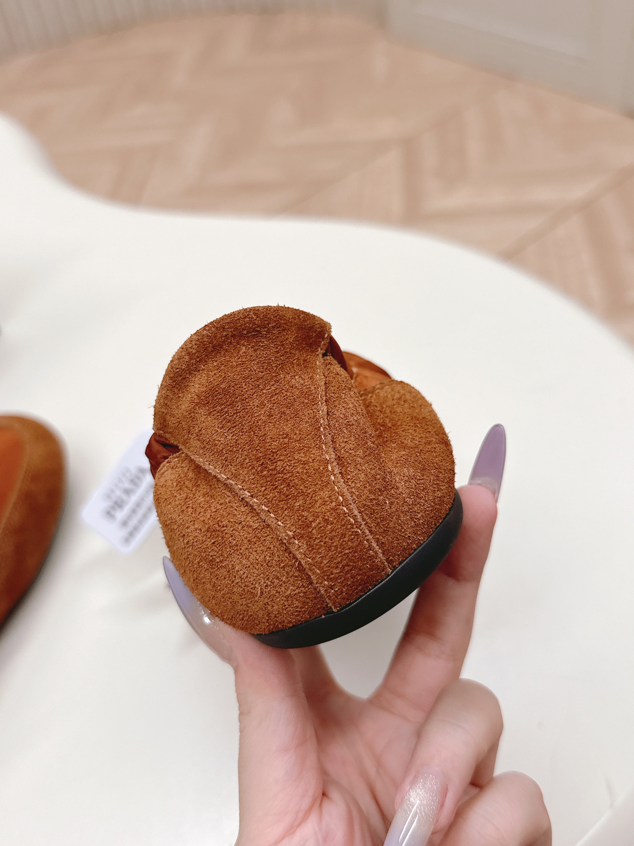 PRA 26S Sneaker Camel Brown Suede Canvas 600605