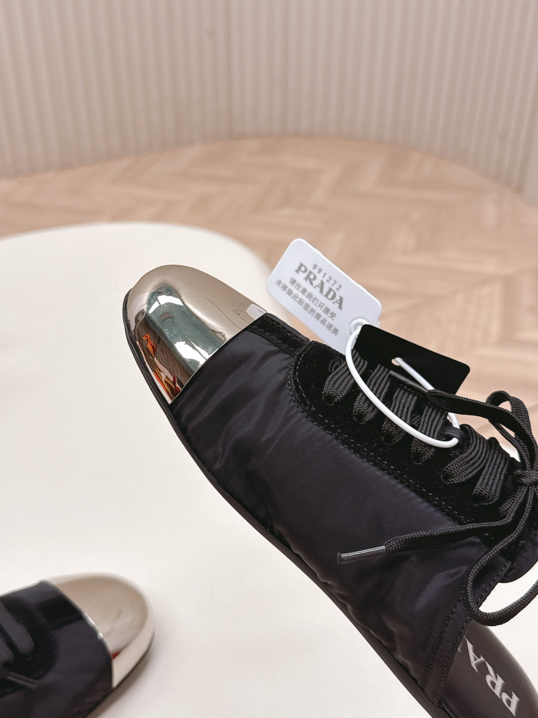 PRA 26S Mule Sneaker Black Sliver Canvas 600619