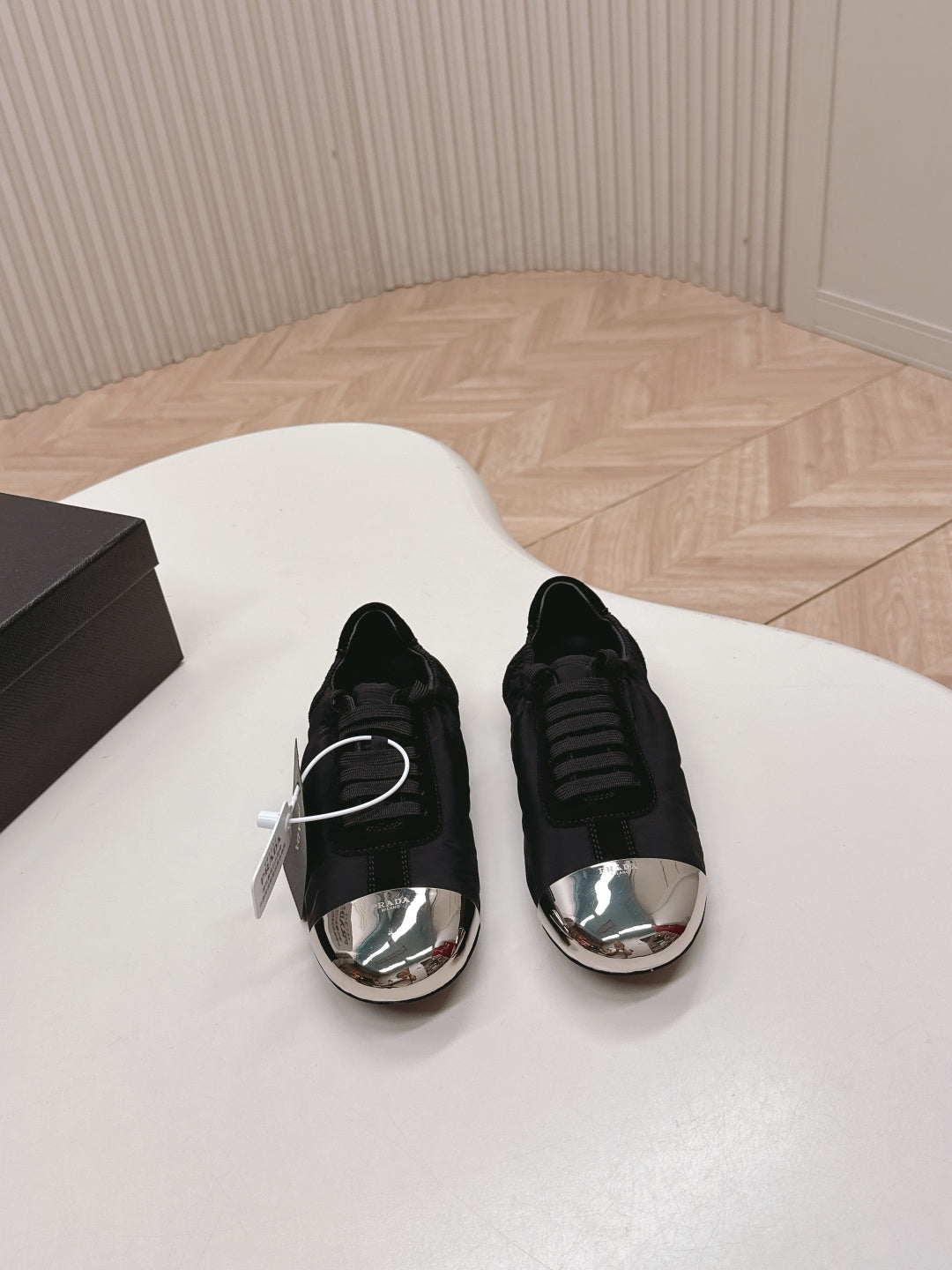 PRA 26S Mary Jane Black Sliver Canvas 600628