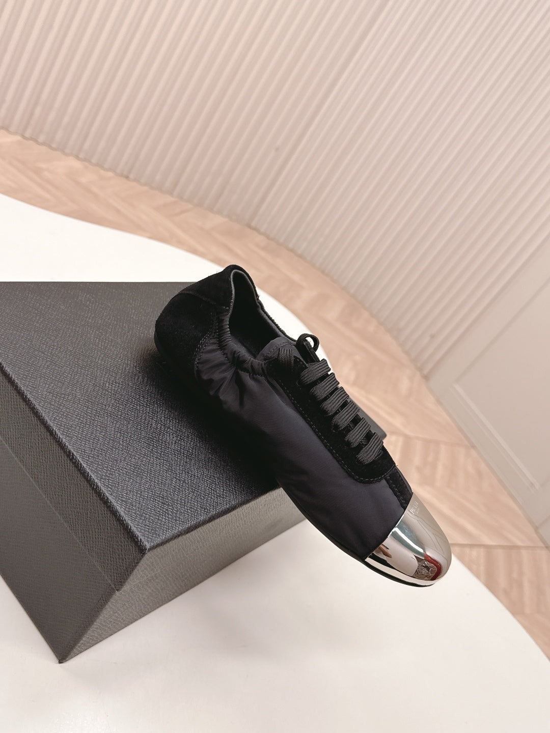 PRA 26S Mary Jane Black Sliver Canvas 600628