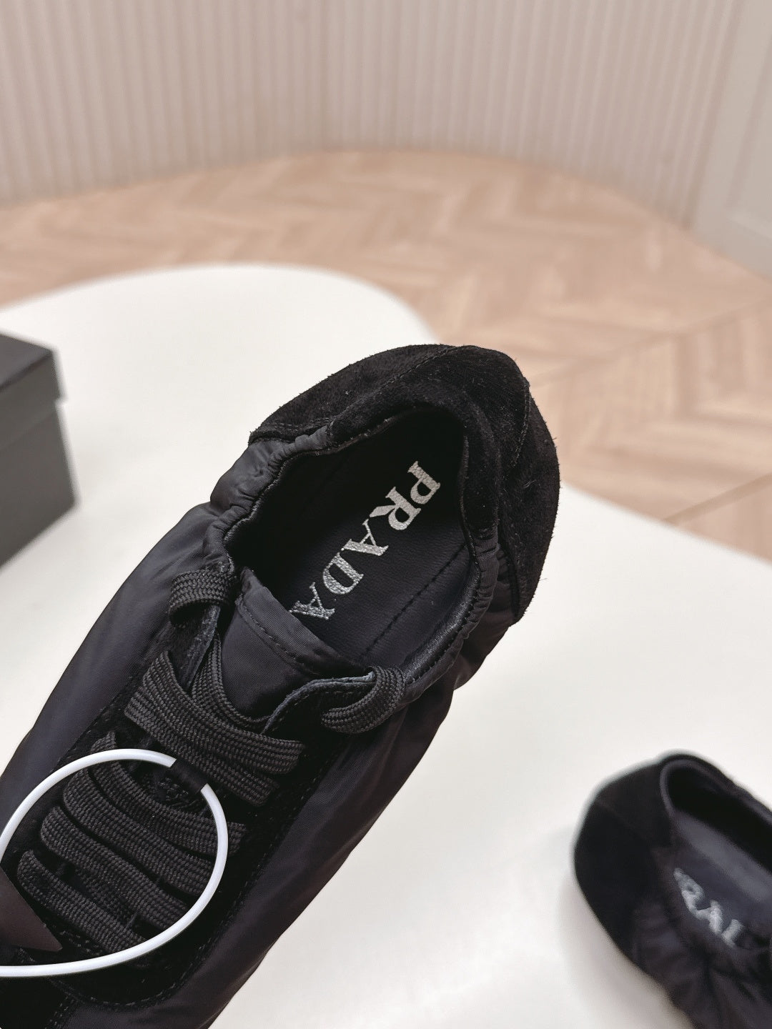 PRA 26S Mary Jane Black Sliver Canvas 600628