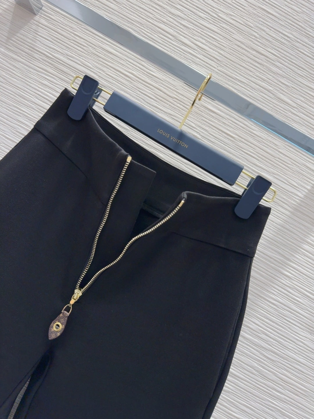 LV 25 Long Trousers Black Polyester