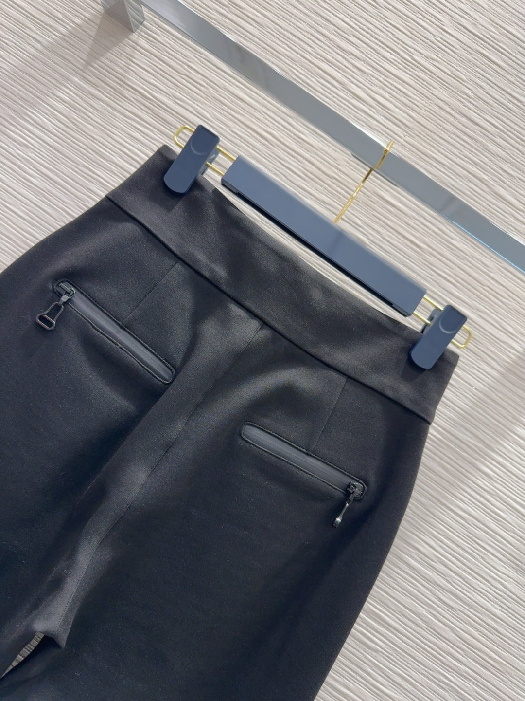 LV 25 Long Trousers Black Polyester