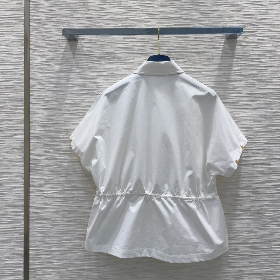 LV 25 T-shirt White Light Blue Cotton