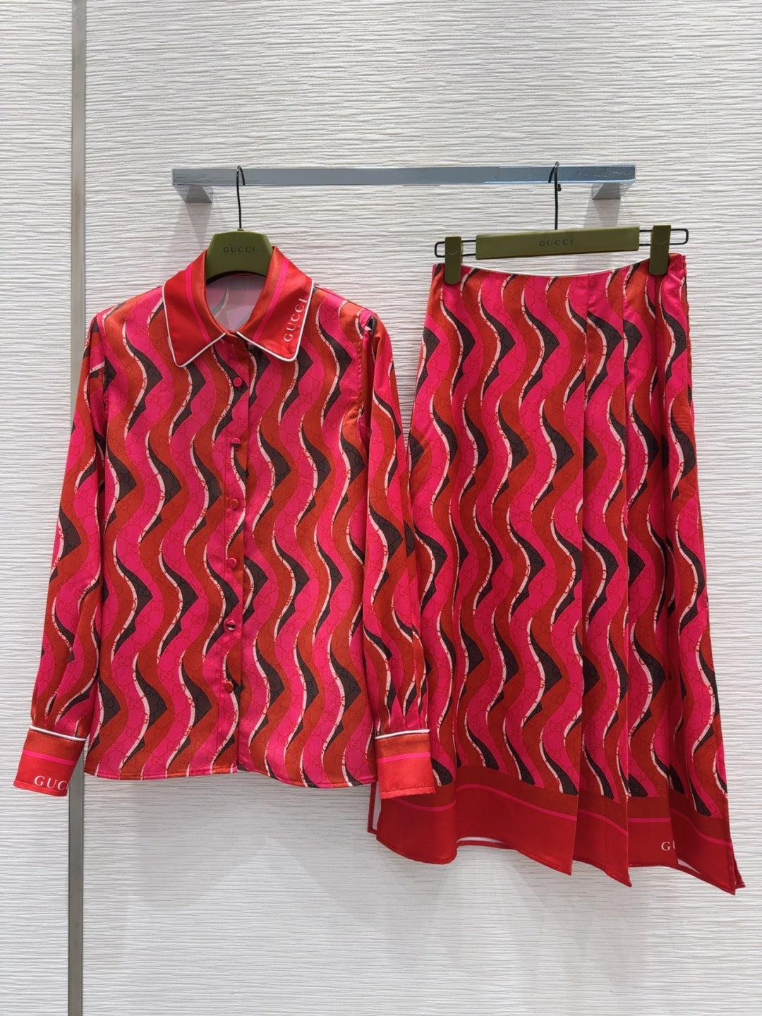 Gucci 2025 Set Rosso Ancora Red Polyester Fiber