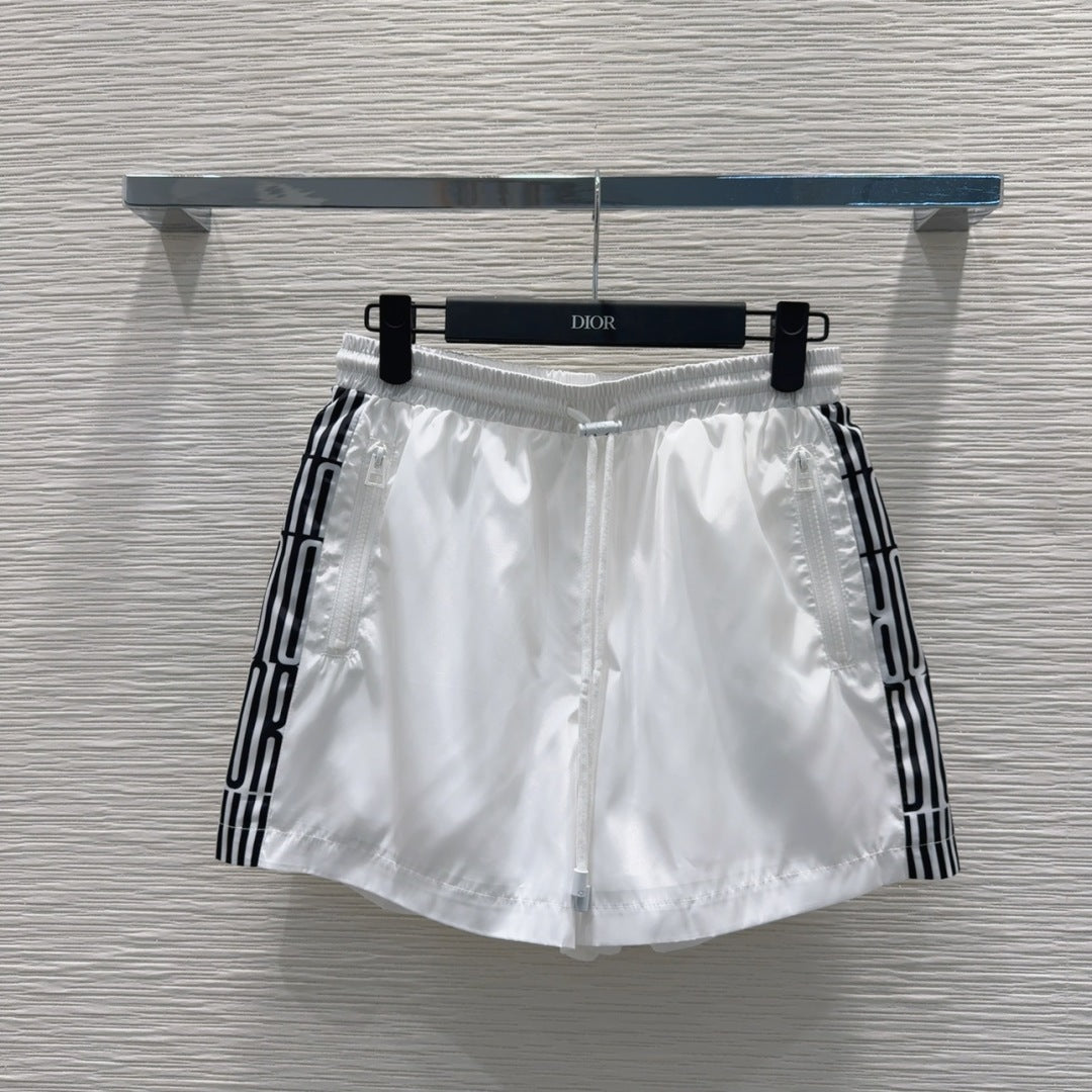 CD 25 Suit Black White Polyester