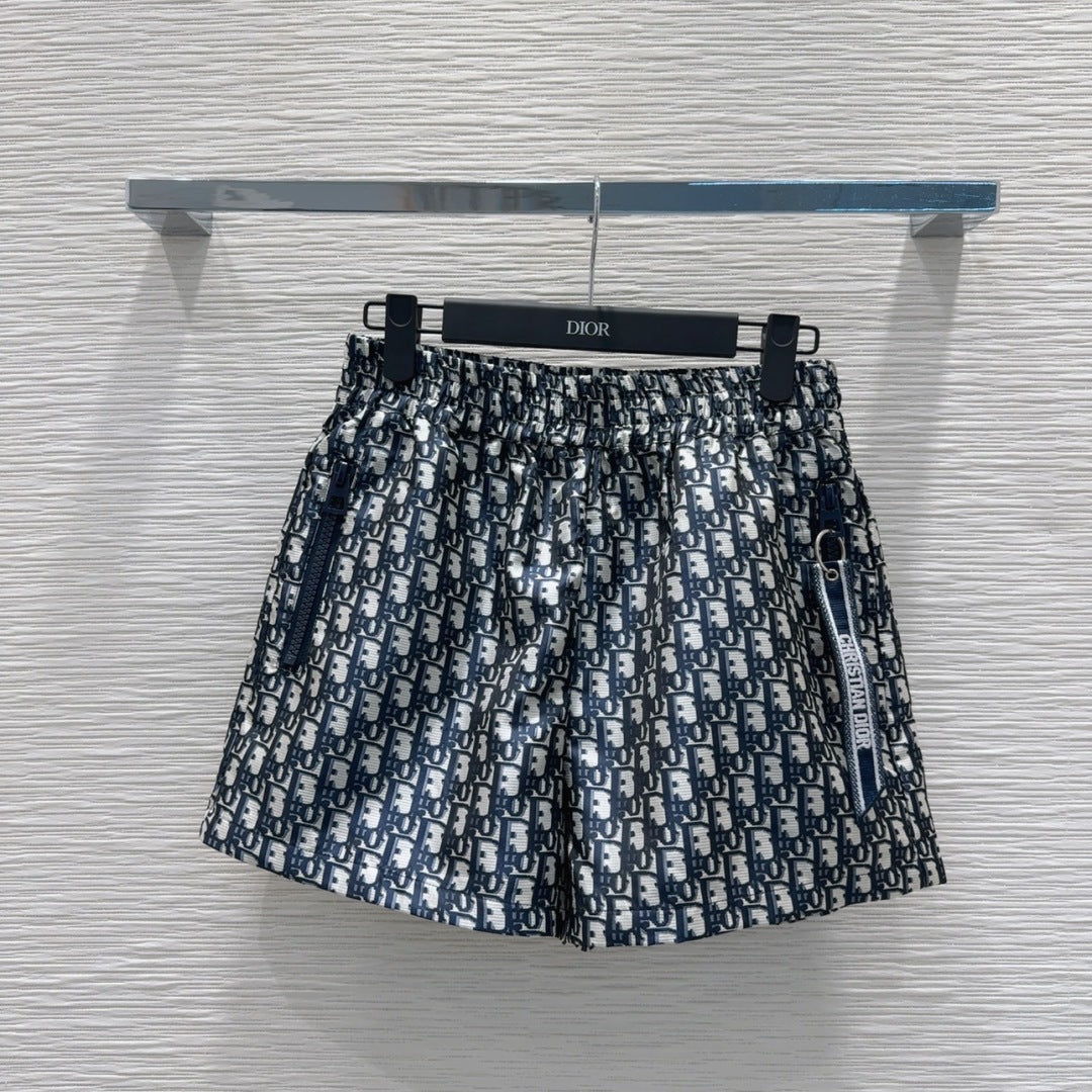 CD 25 Suit Navy Blue and Beige Polyester