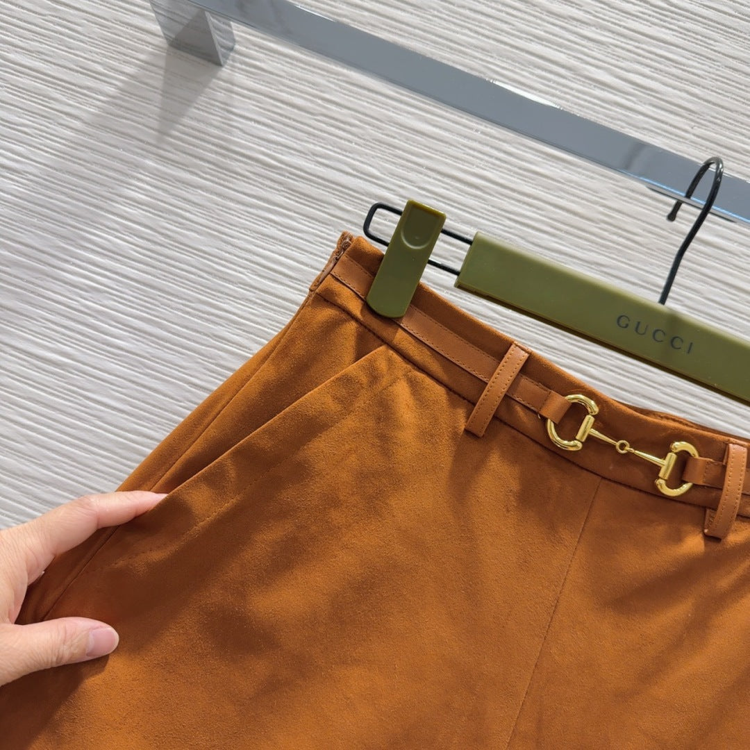 Gucci 2025 Short Brown Polyester Fiber