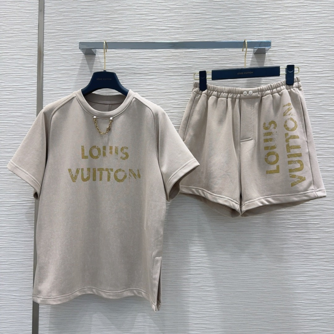 LV 25 Comfortable Functional Set Light Brown Cotton