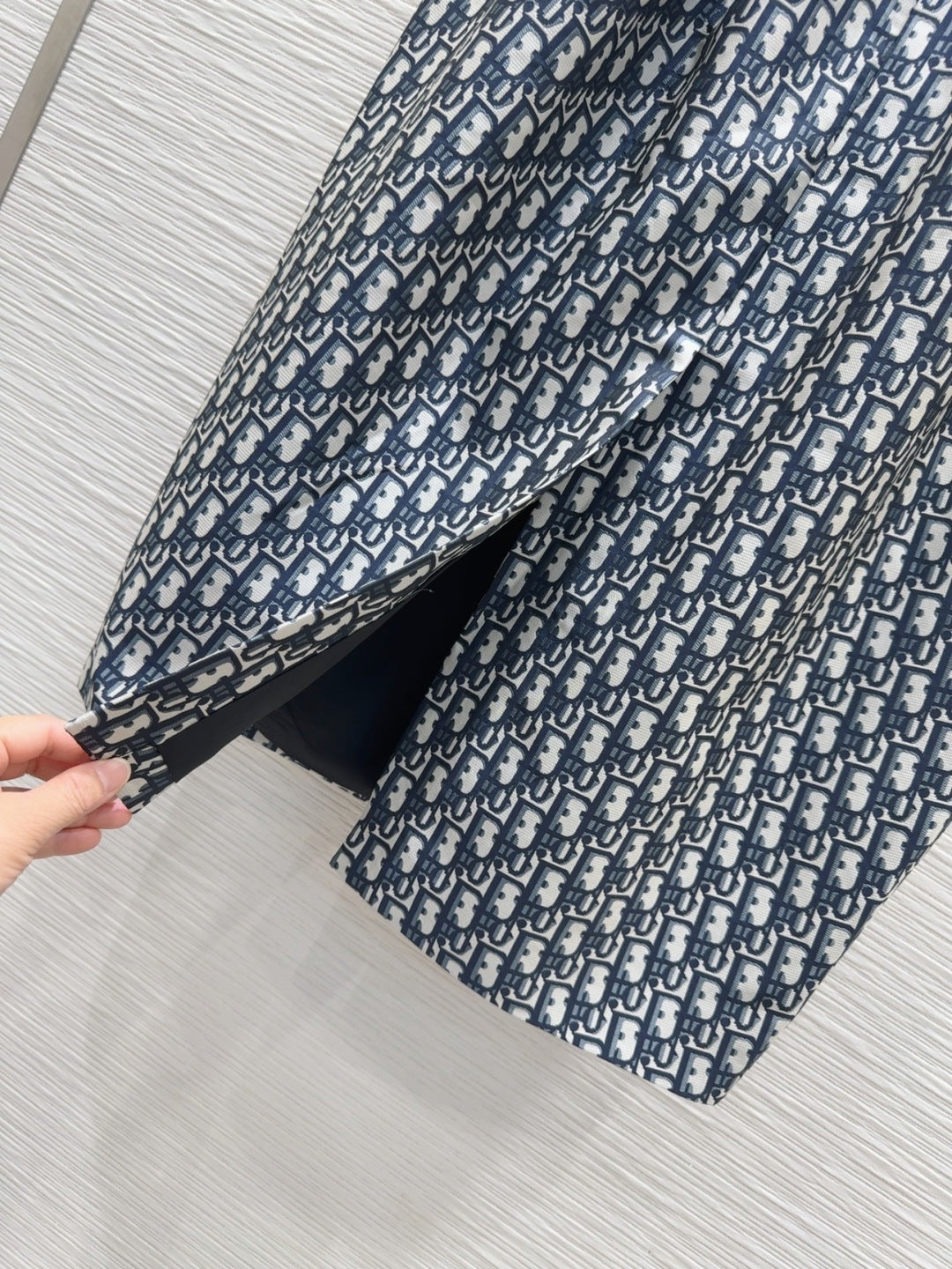 CD 2025 A-line Skirt Black Polyester