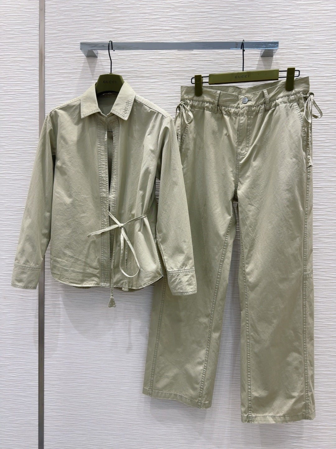 Gucci 25 Pant Green Cotton