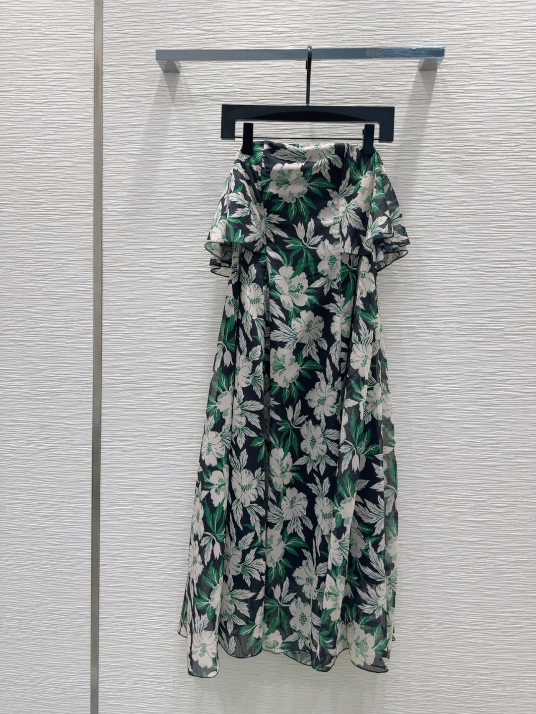 Loewe 2025 Floral Skirt Polyester Fiber