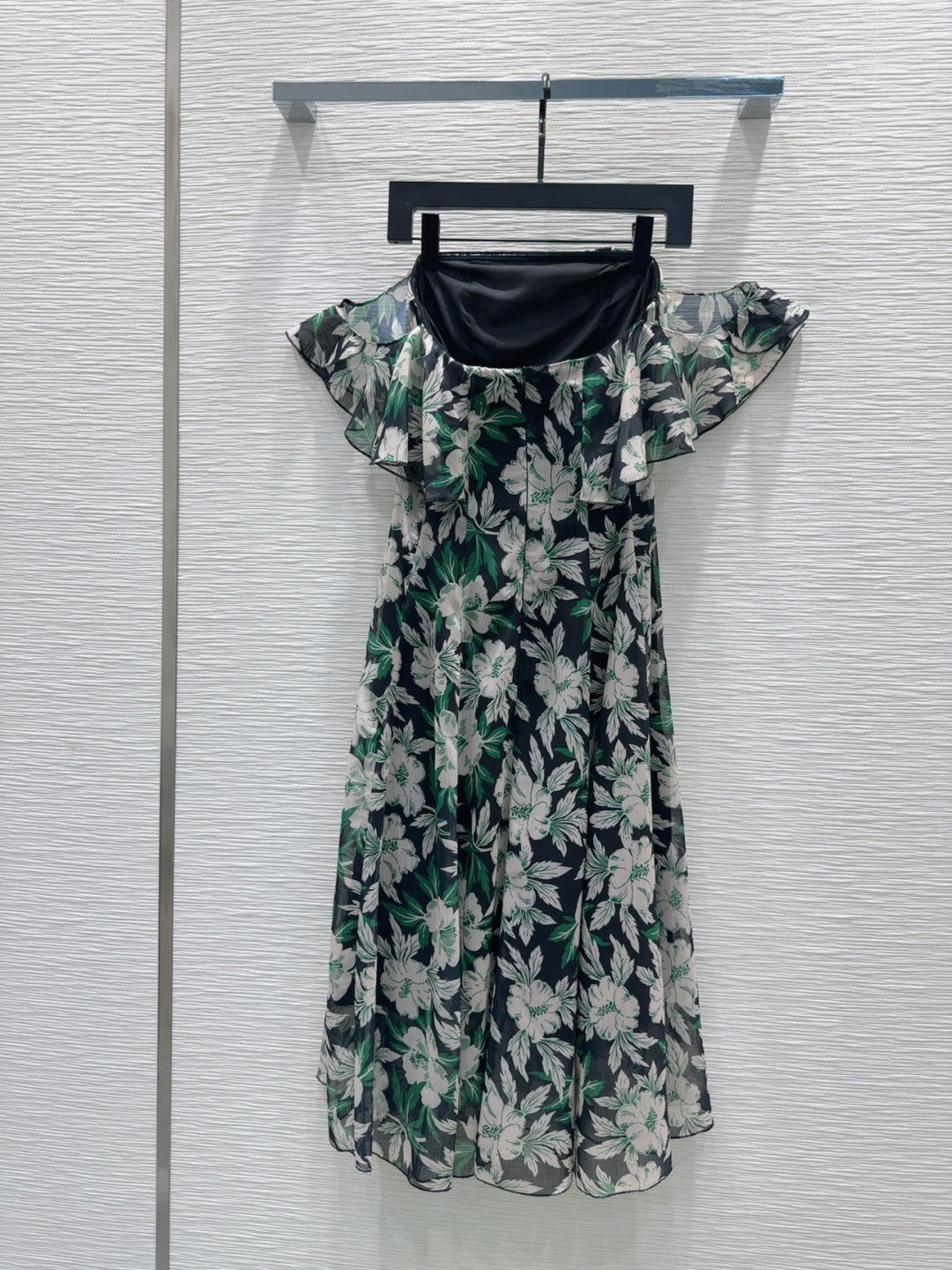 Loewe 2025 Floral Skirt Polyester Fiber