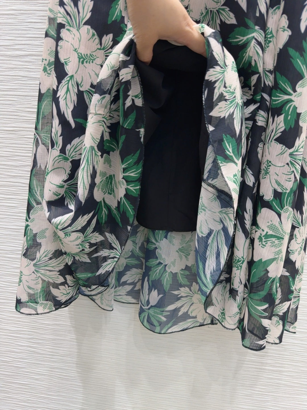 Loewe 2025 Floral Skirt Polyester Fiber