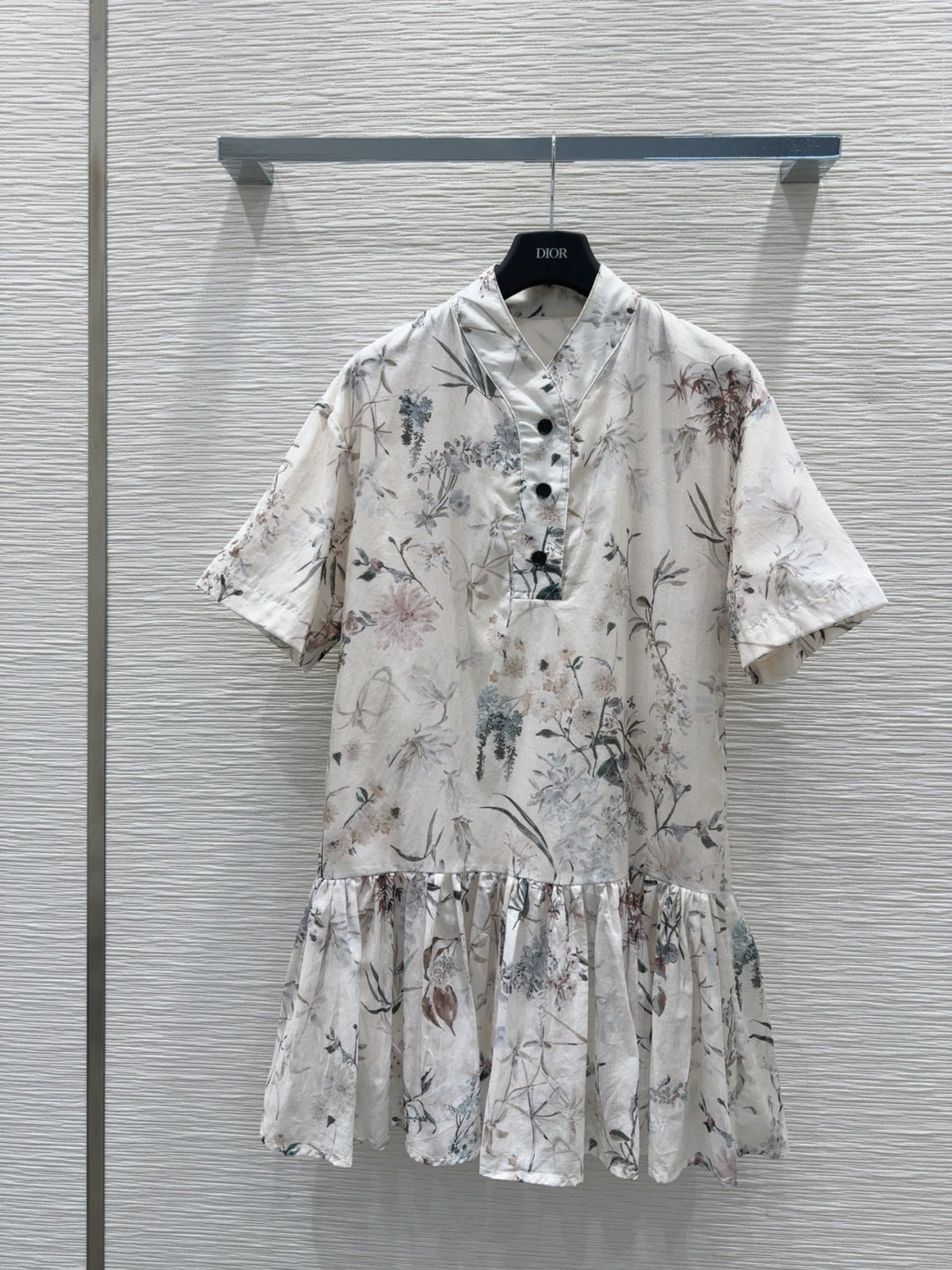 CD 25 Short Dress Multicolor Cotton