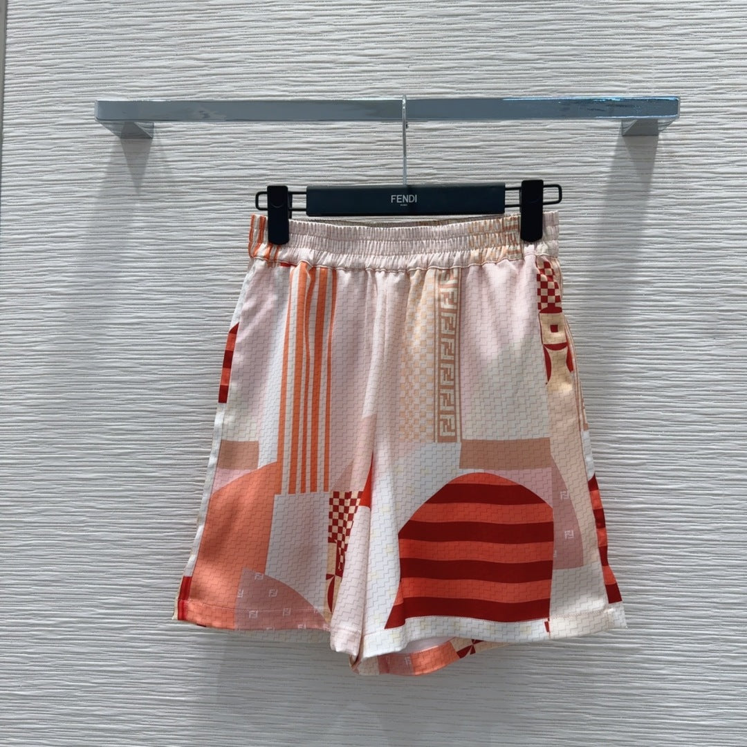 Fendi 25 Set Red Polyester Fiber