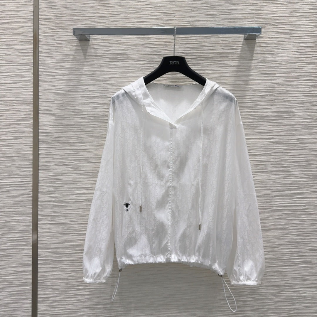 CD 25 Sun Protection Suit Gray and White Polyester