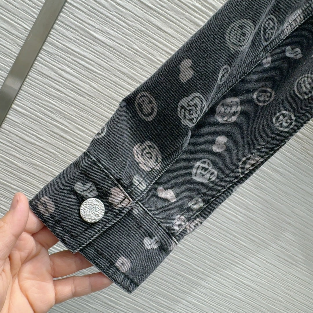 CC 25 Short Jacket  Black Cotton