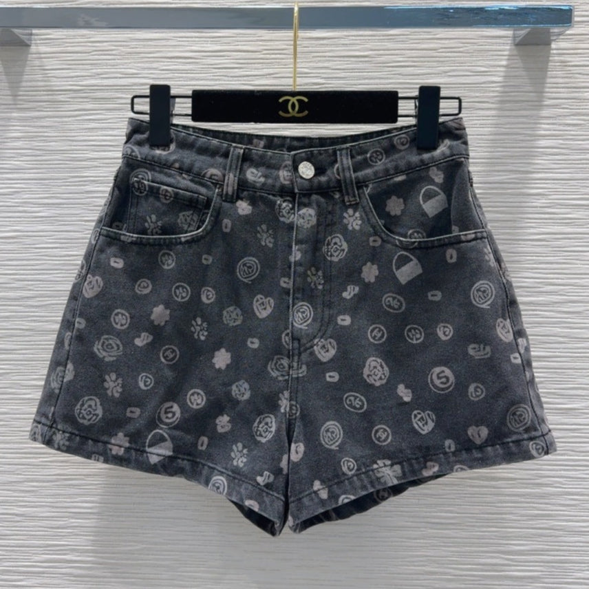 CC 25 Short  Black Cotton