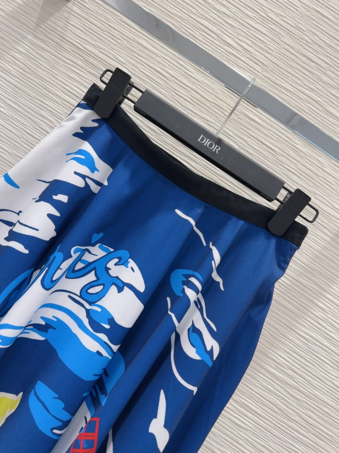 CD 25 Long Skirt Blue mix Colors Polyester