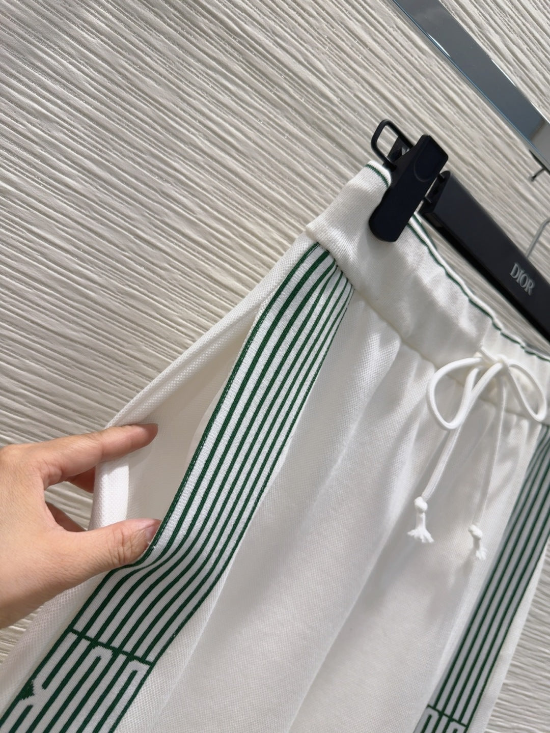 CD 25 Set White Green Cotton