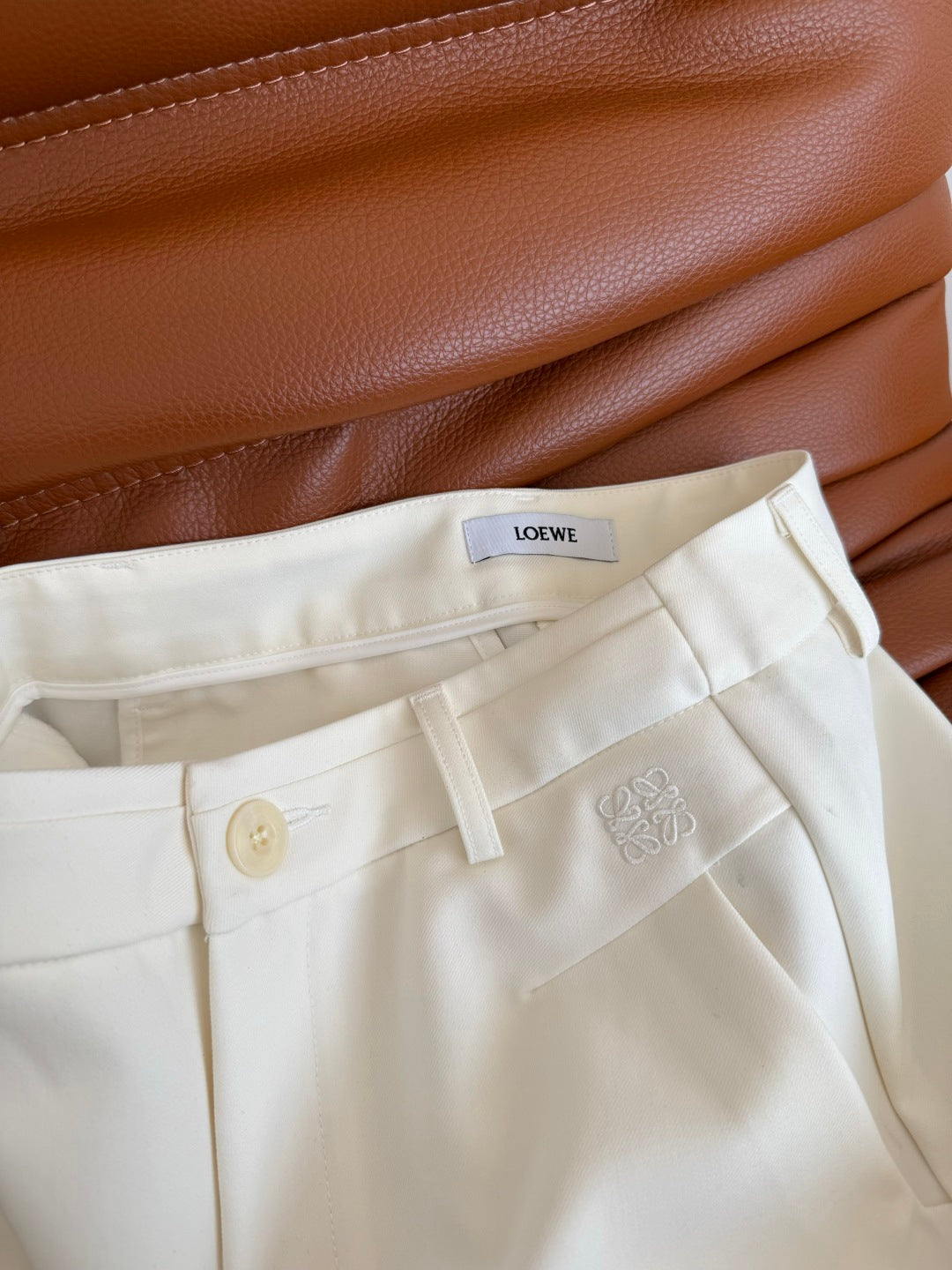 Loewe Short With Belt Polyester Fiber