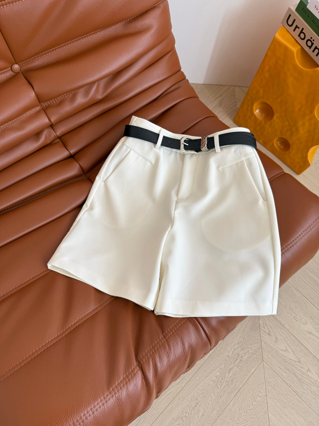 Loewe Short With Belt Polyester Fiber