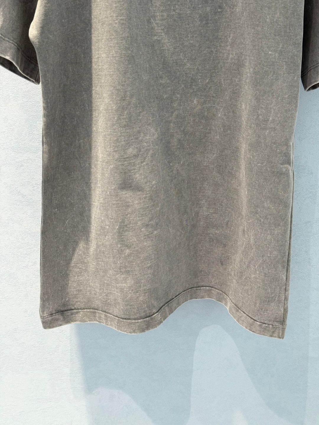 LV 25  Stir-Fried Old Diamond T-Shirt Grey Cotton