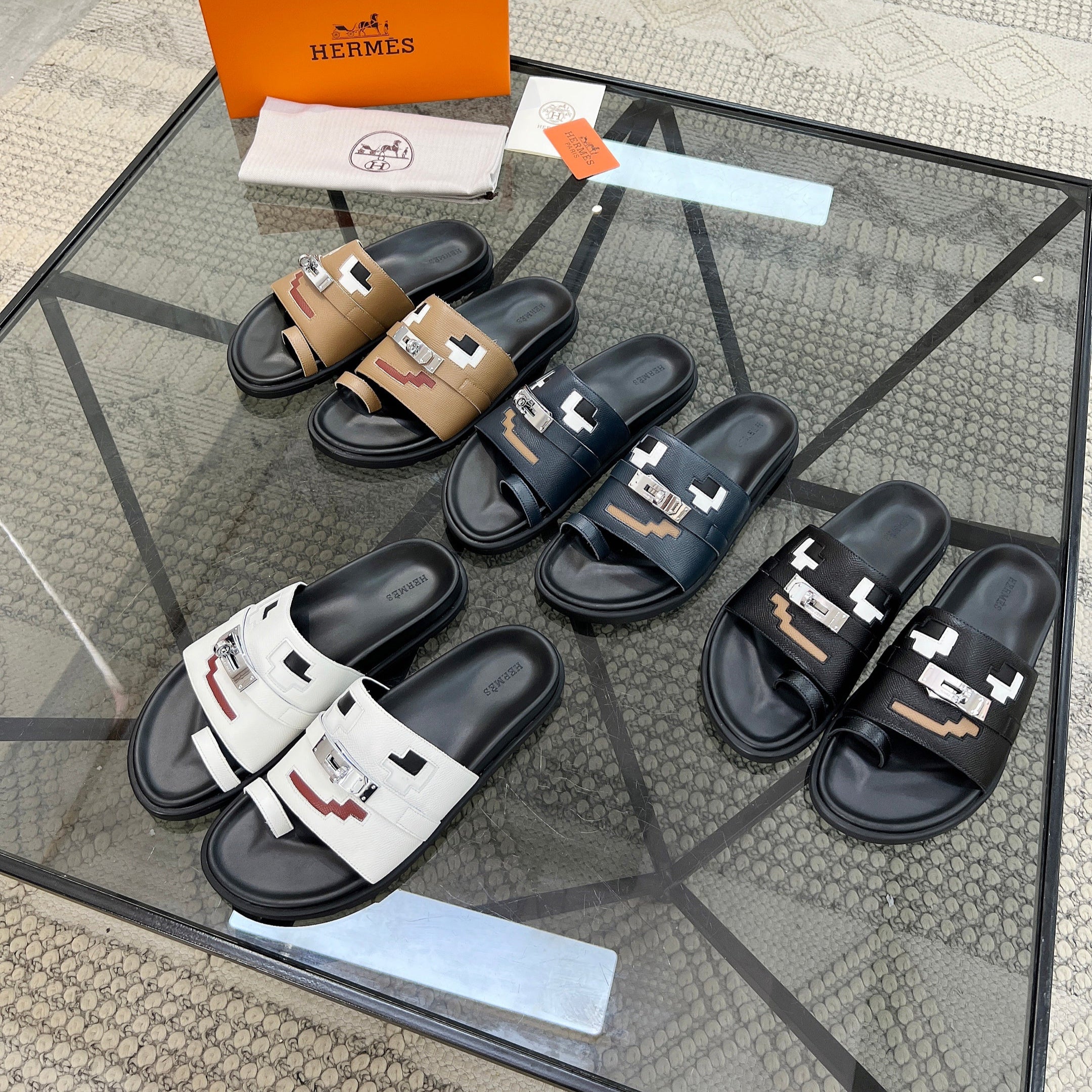 HM Men's Joke Slide Cowhide 544595