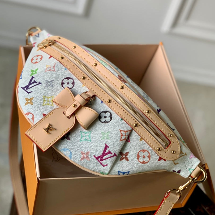 LV High Rise bumbag Multicolor Canvas Cowhide 241033