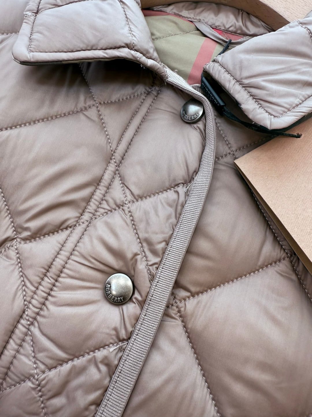 Burberry 25 Jacket Whimshy Pink Nylon Cotton