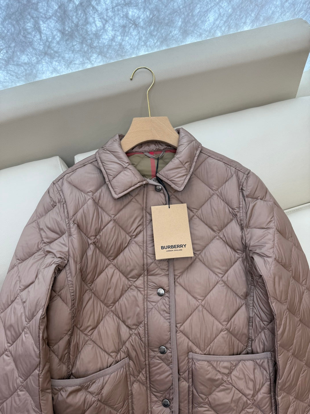 Burberry 25 Jacket Whimshy Pink Nylon Cotton