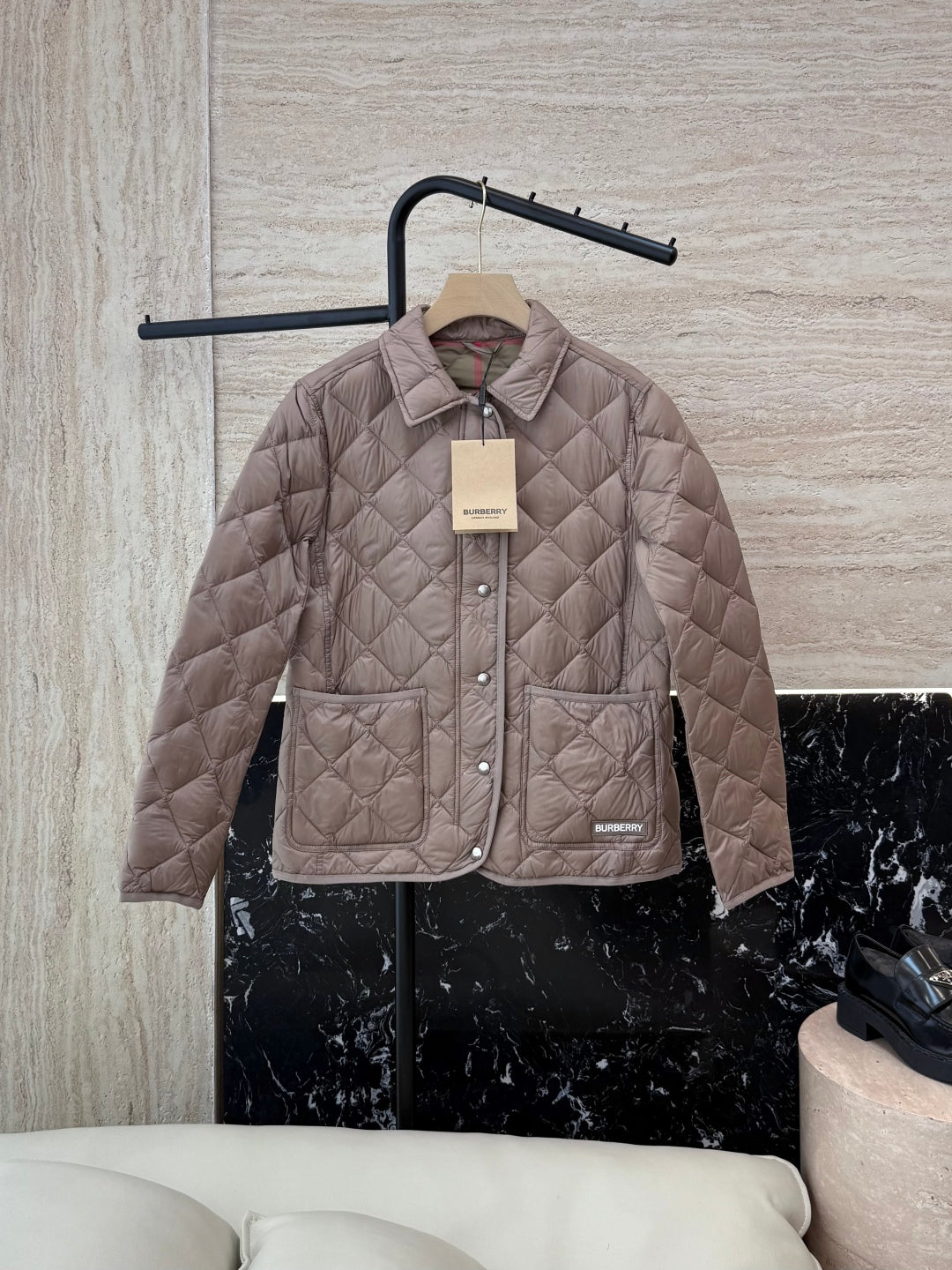 Burberry 25 Jacket Whimshy Pink Nylon Cotton