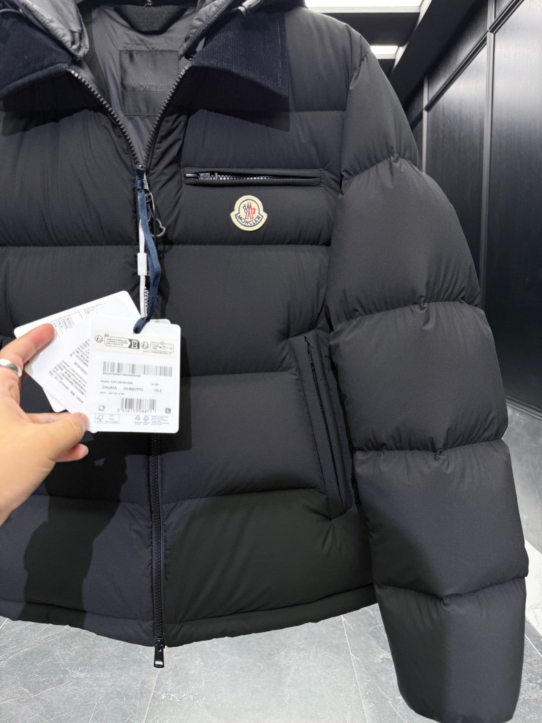 MC 25 Down Jacket Black Polyester 0012