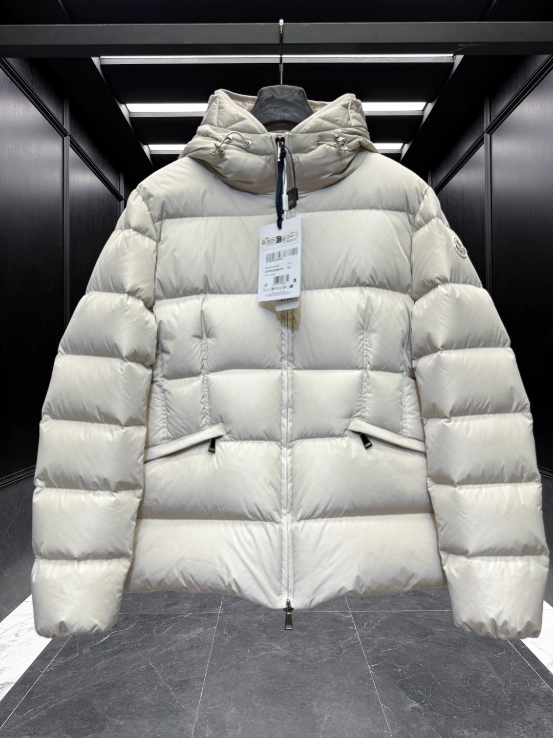 MC 25 Down Jacket  White Polyester 0020