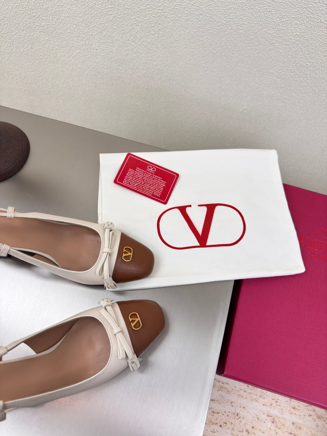 VT 25 Valet Du Roi Slingback White Calfskin 343063