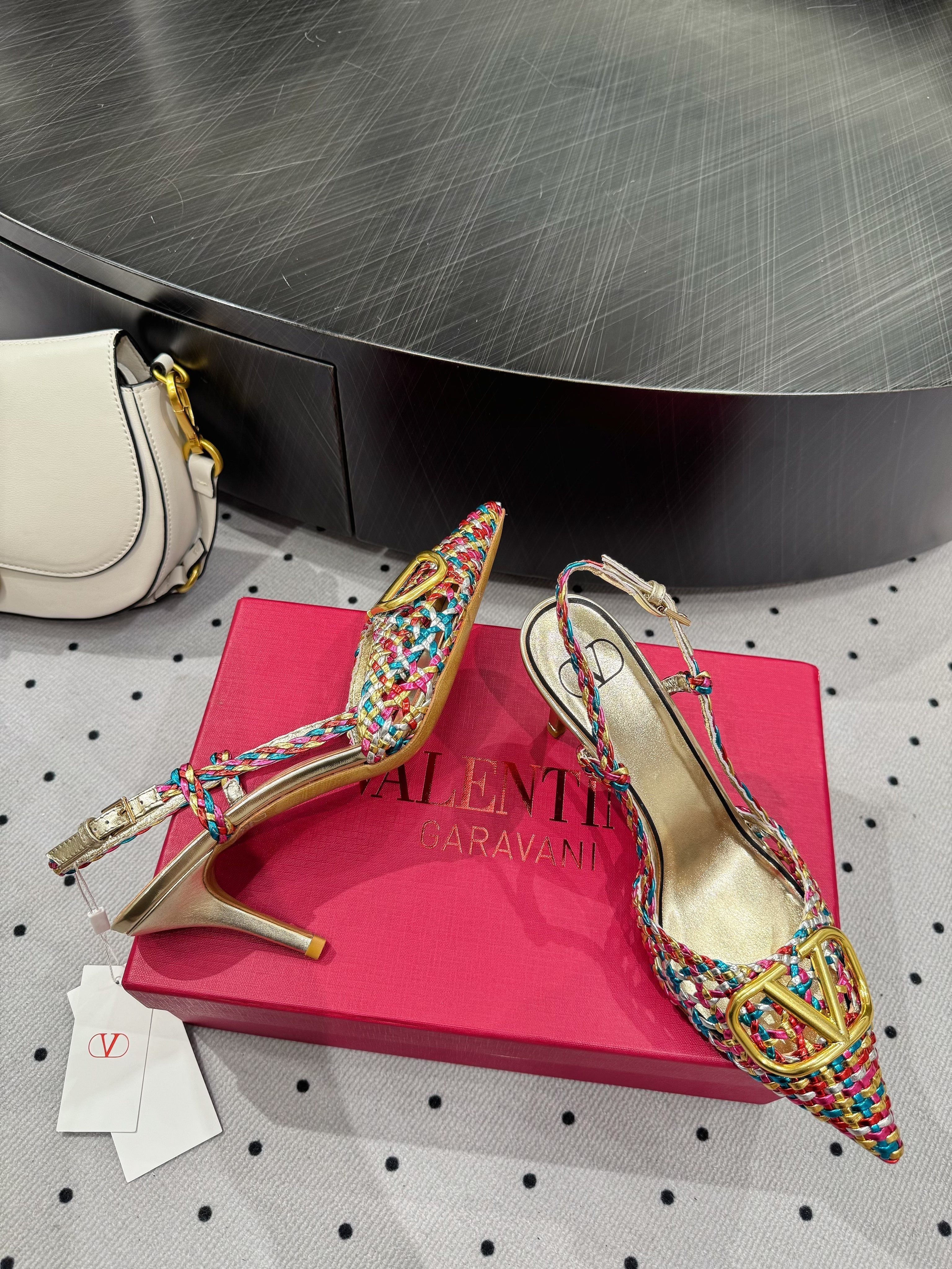 VT 25 Weaving Slingback Mutilcolor Sheepskin 326700