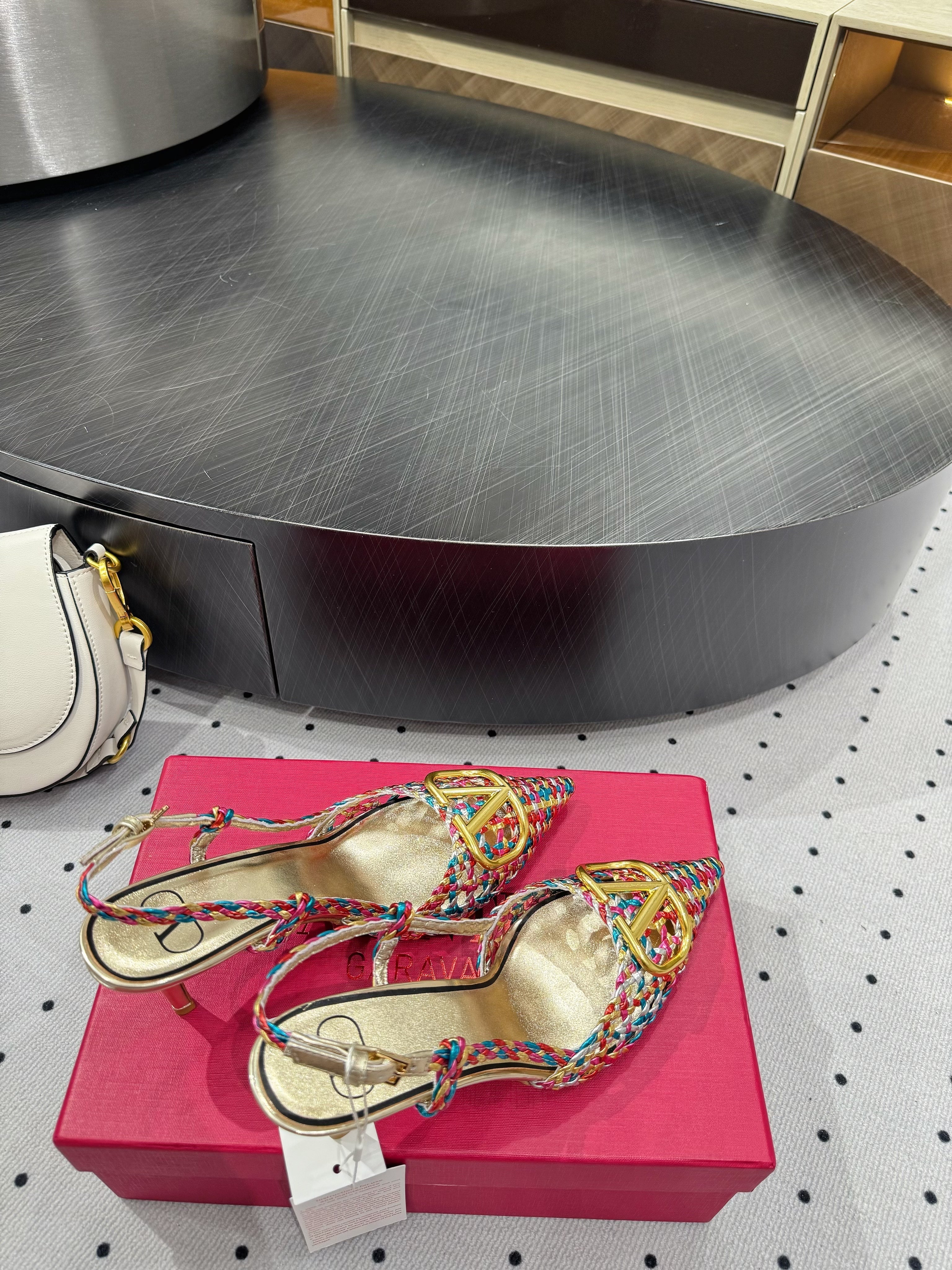 VT 25 Weaving Slingback Mutilcolor Sheepskin 326700