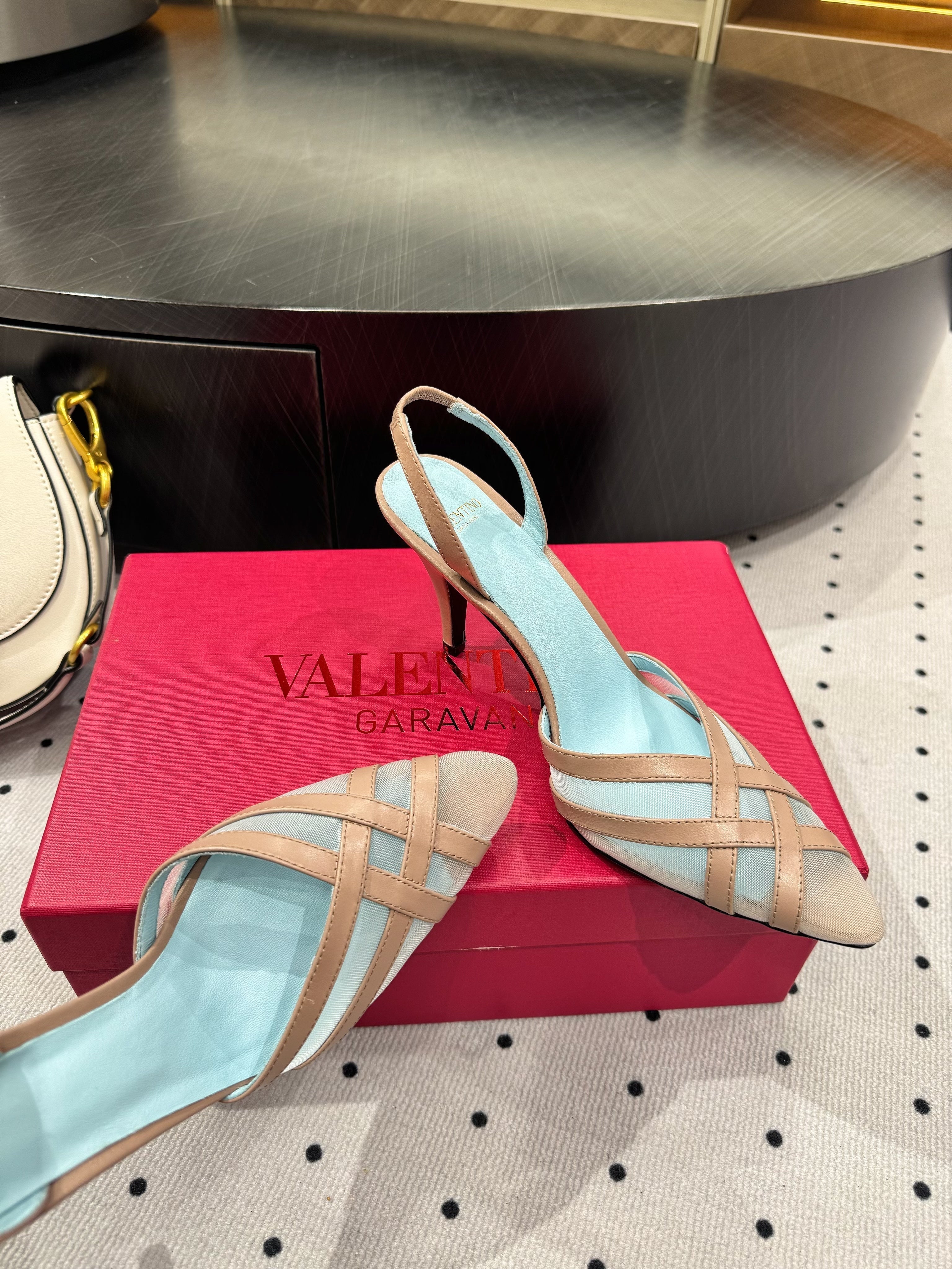 VT 25 Mesh Slingback Pink Sheepskin 327590