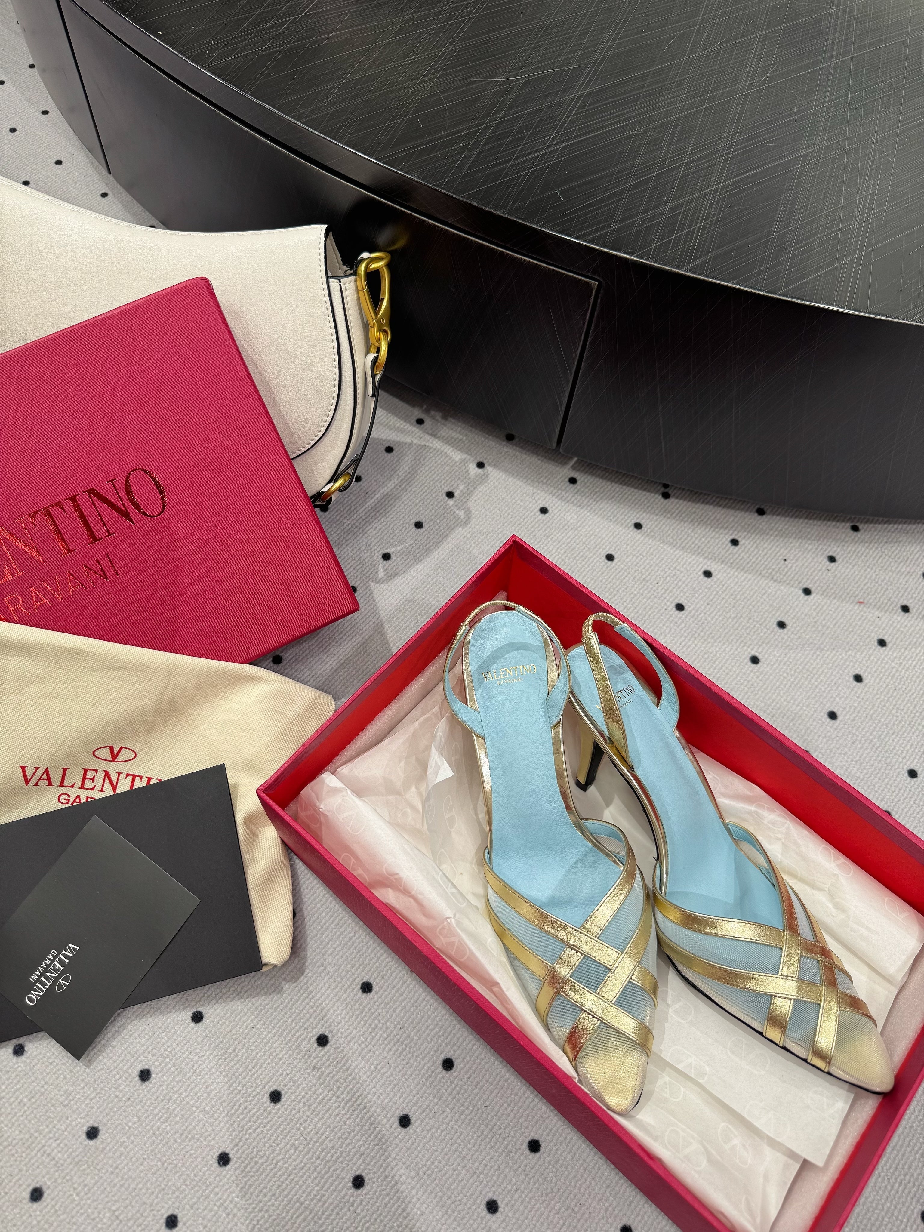 VT 25 Mesh Slingback Gold Sheepskin 327591