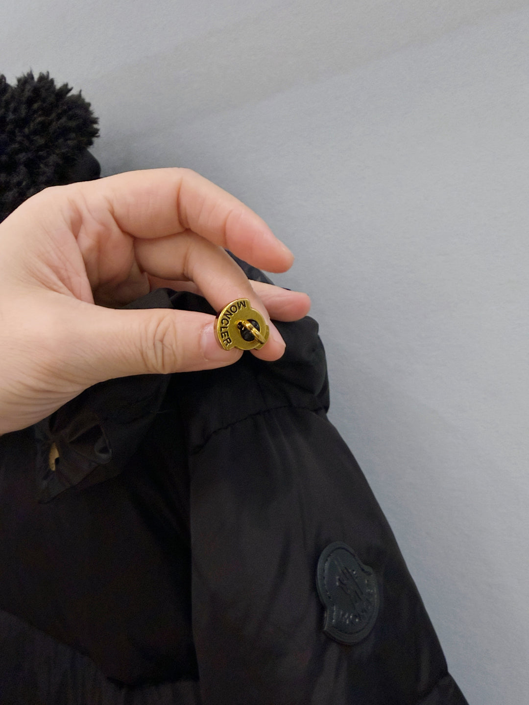 MC 25 Long Coat Black Polyester 0023