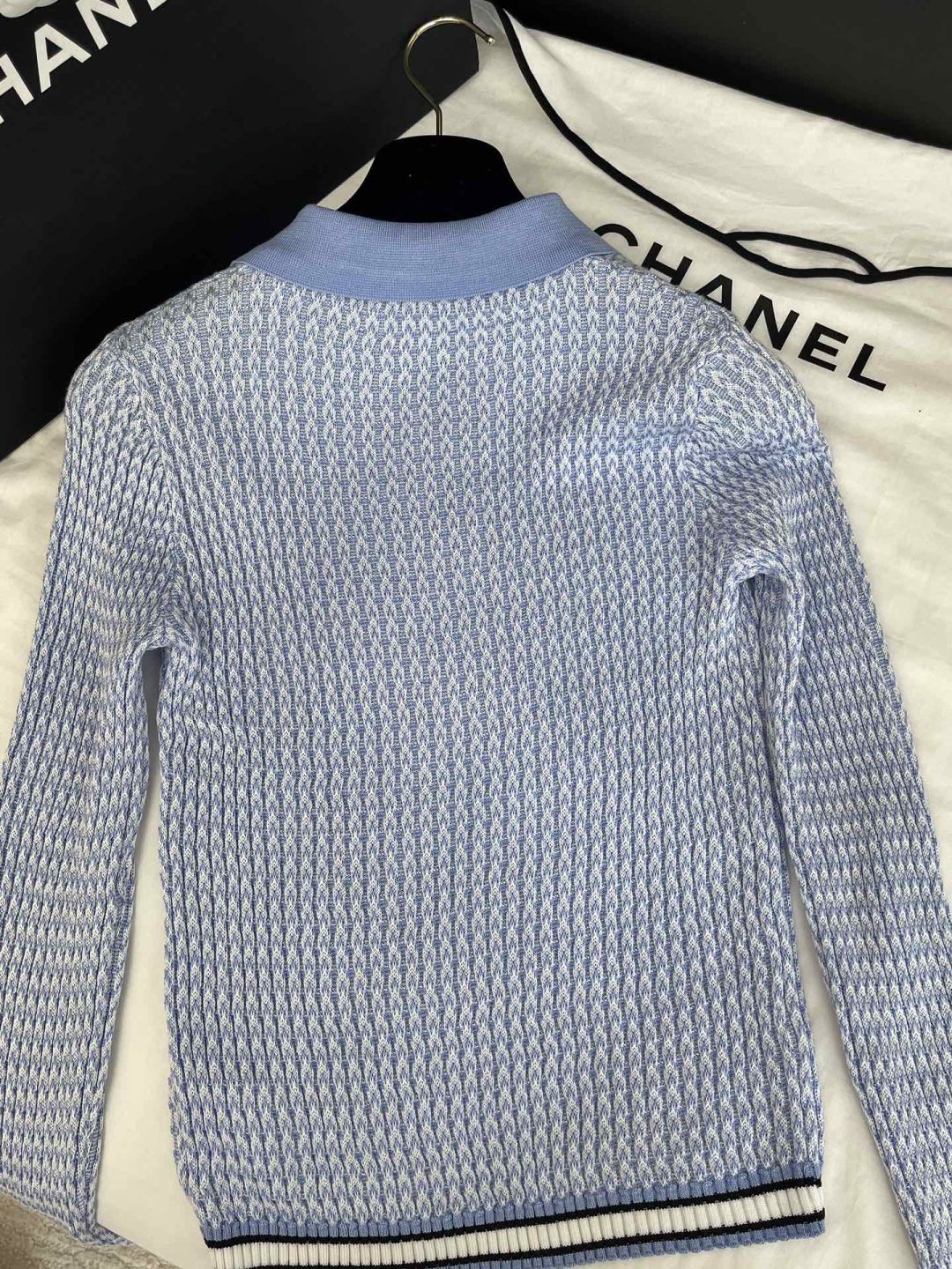 CC 25 Polo Collar Wool Tencel Nylon