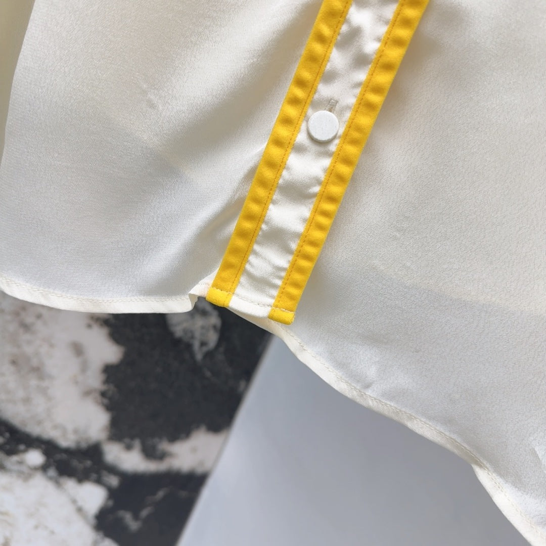 Gucci 25 Shirt Ivory Viscose