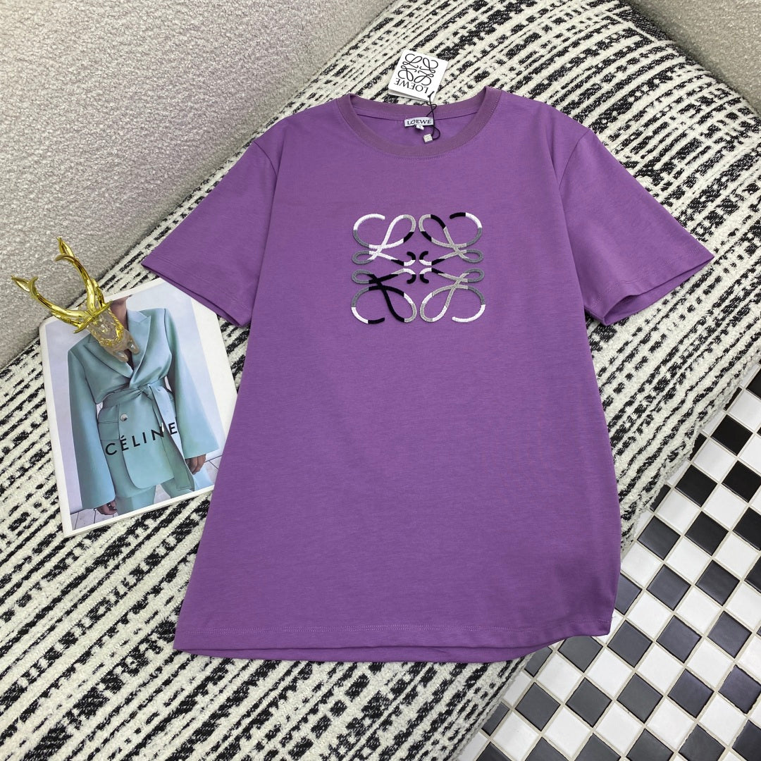 Loewe Round Neck T-shirt Cotton