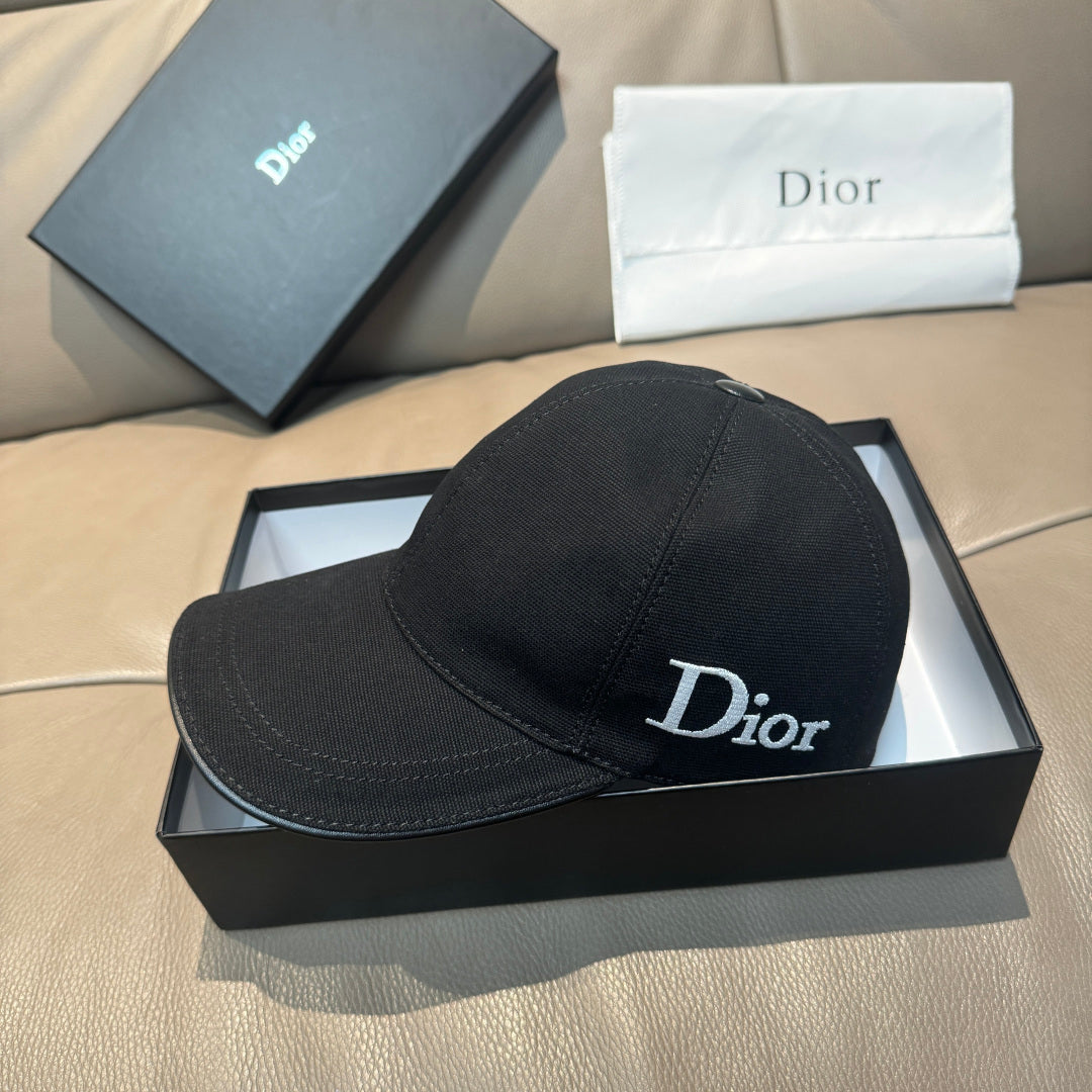 Dior Logo Baseball Cap Cotton 343792