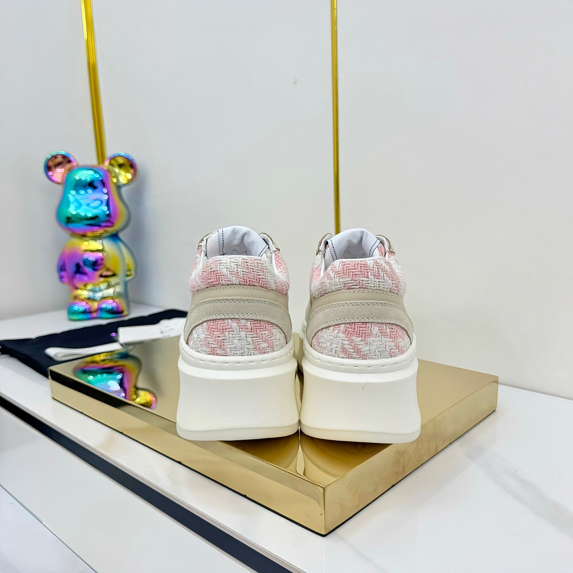 CC 25 Platform Sneaker Pink Nude Cowhide 312953