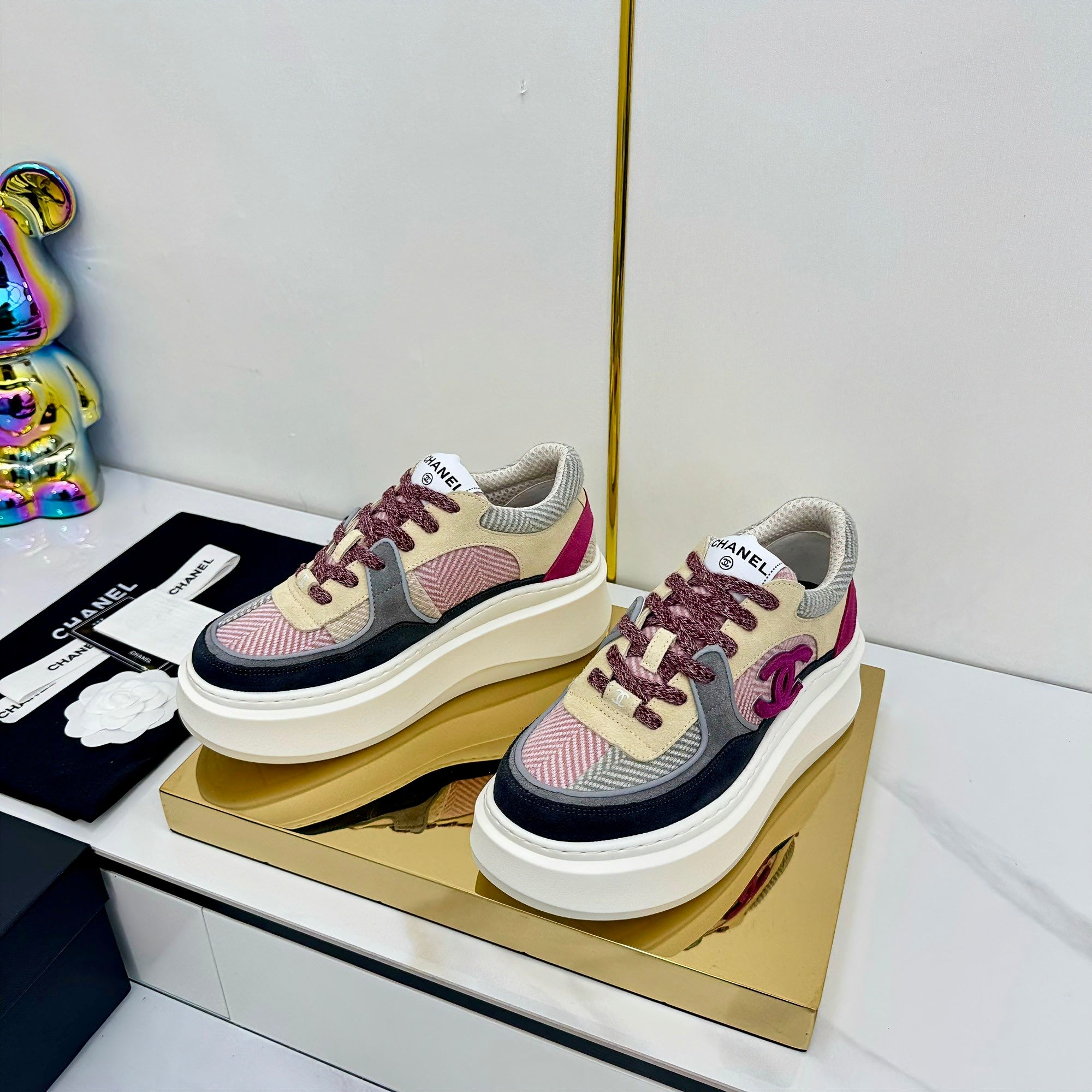 CC 25 Platform Sneaker Mutilcolor Cowhide 312958