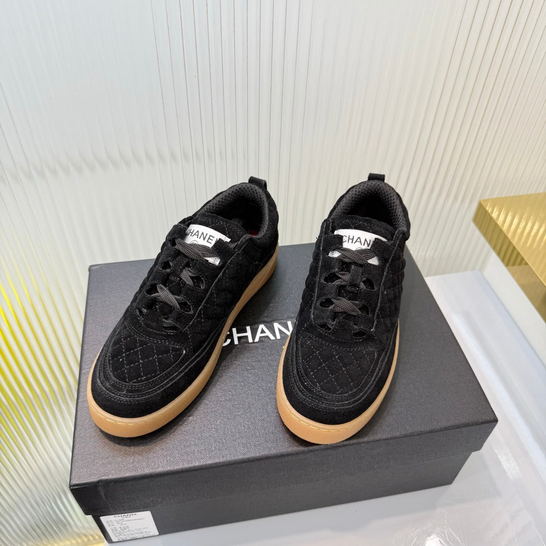 Chanel 2026 26A Quilted Sneakers Suede 986957