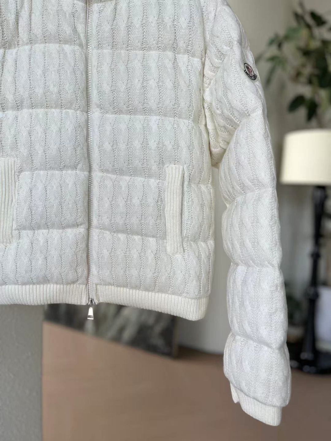 MC 25 Jacket White Wool 0004